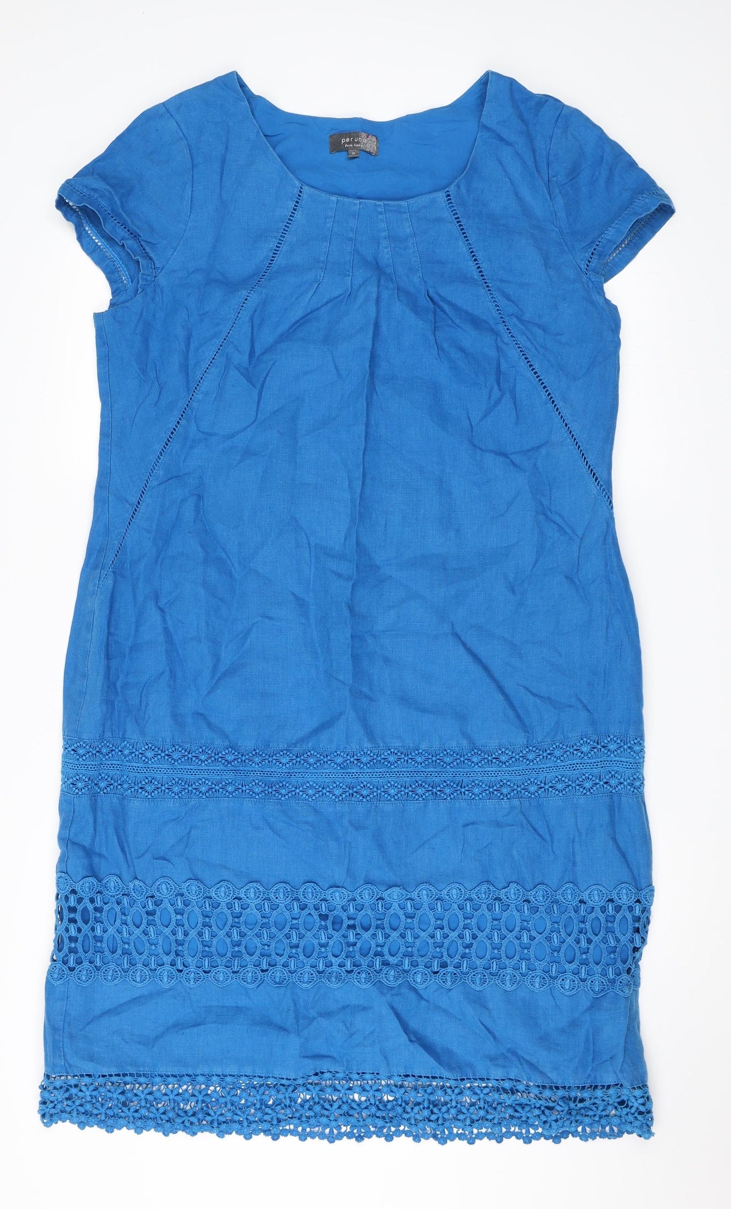 Per Una Womens Blue   T-Shirt Dress  Size 16