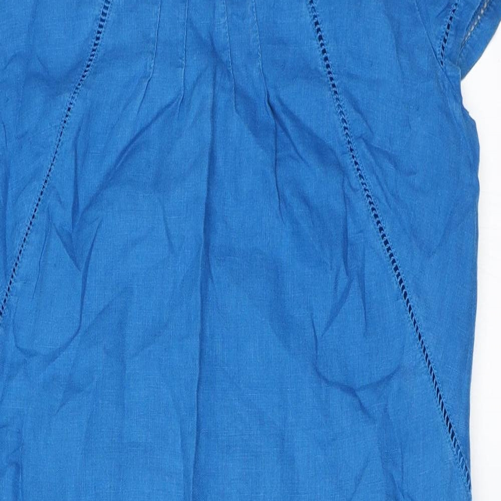 Per Una Womens Blue   T-Shirt Dress  Size 16