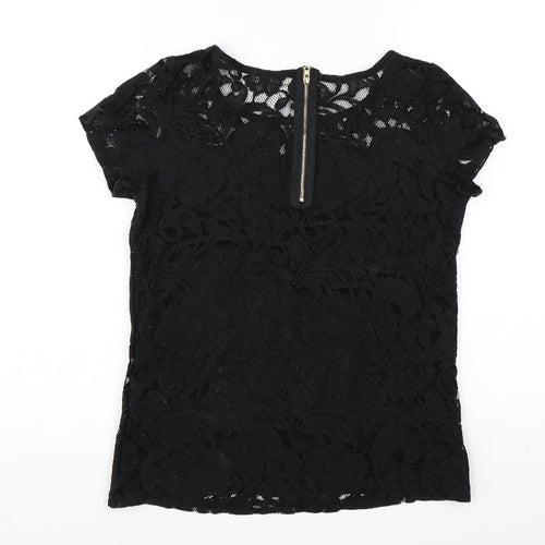 Alice & You Womens Black   Basic T-Shirt Size 8