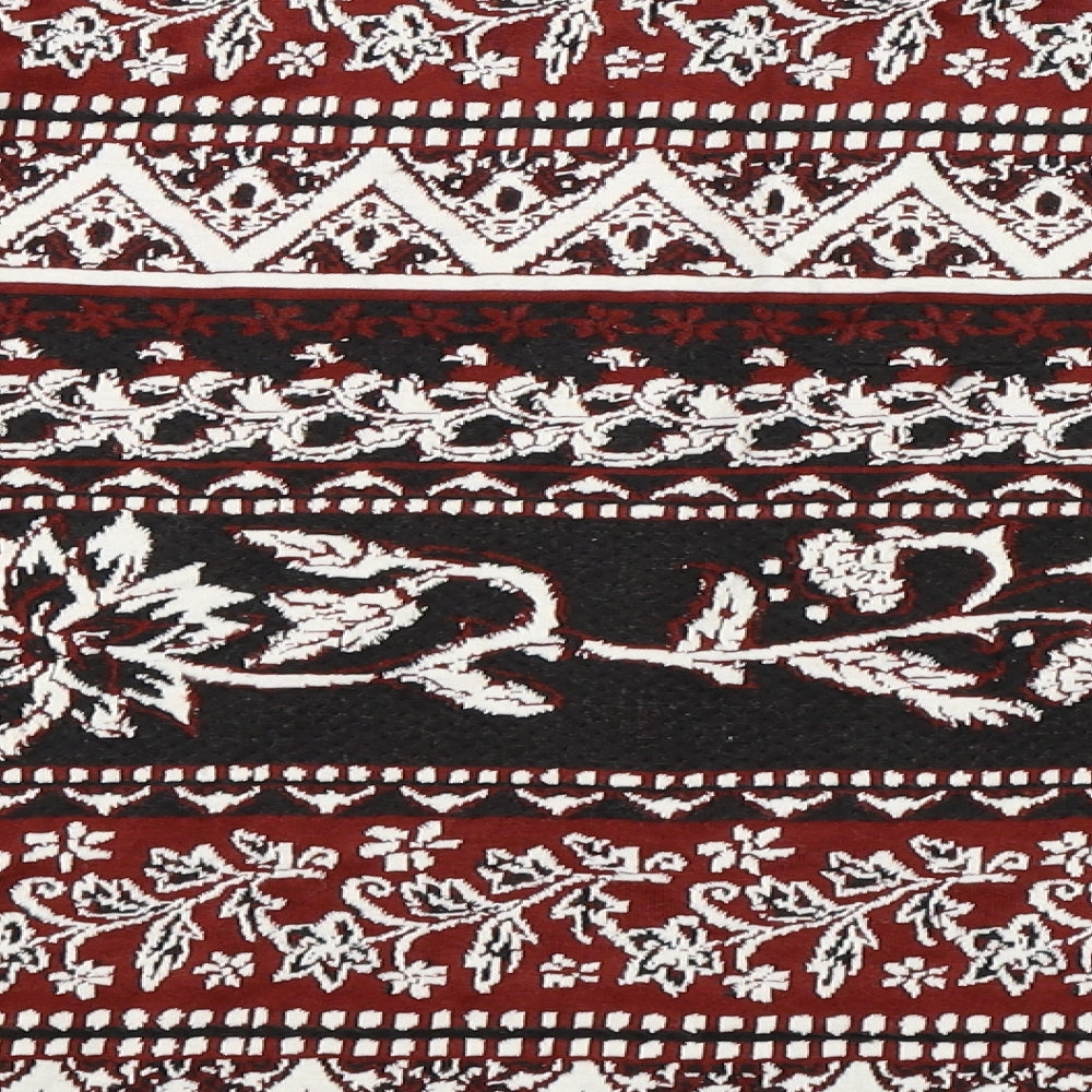 H&M Womens Red Paisley  Pullover Jumper Size M