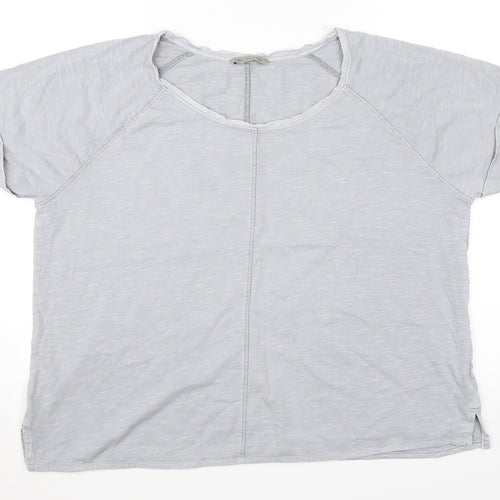 Marks and Spencer Womens Grey   Basic T-Shirt Size 16
