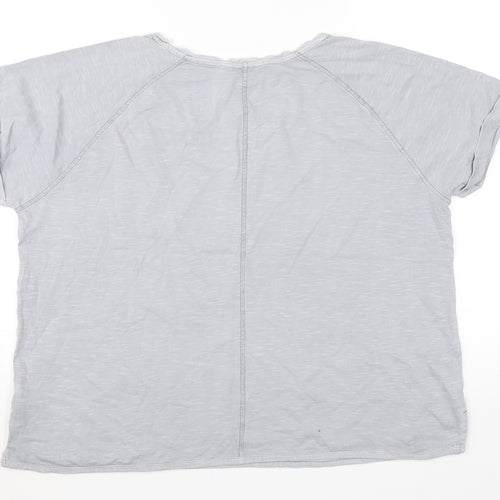 Marks and Spencer Womens Grey   Basic T-Shirt Size 16