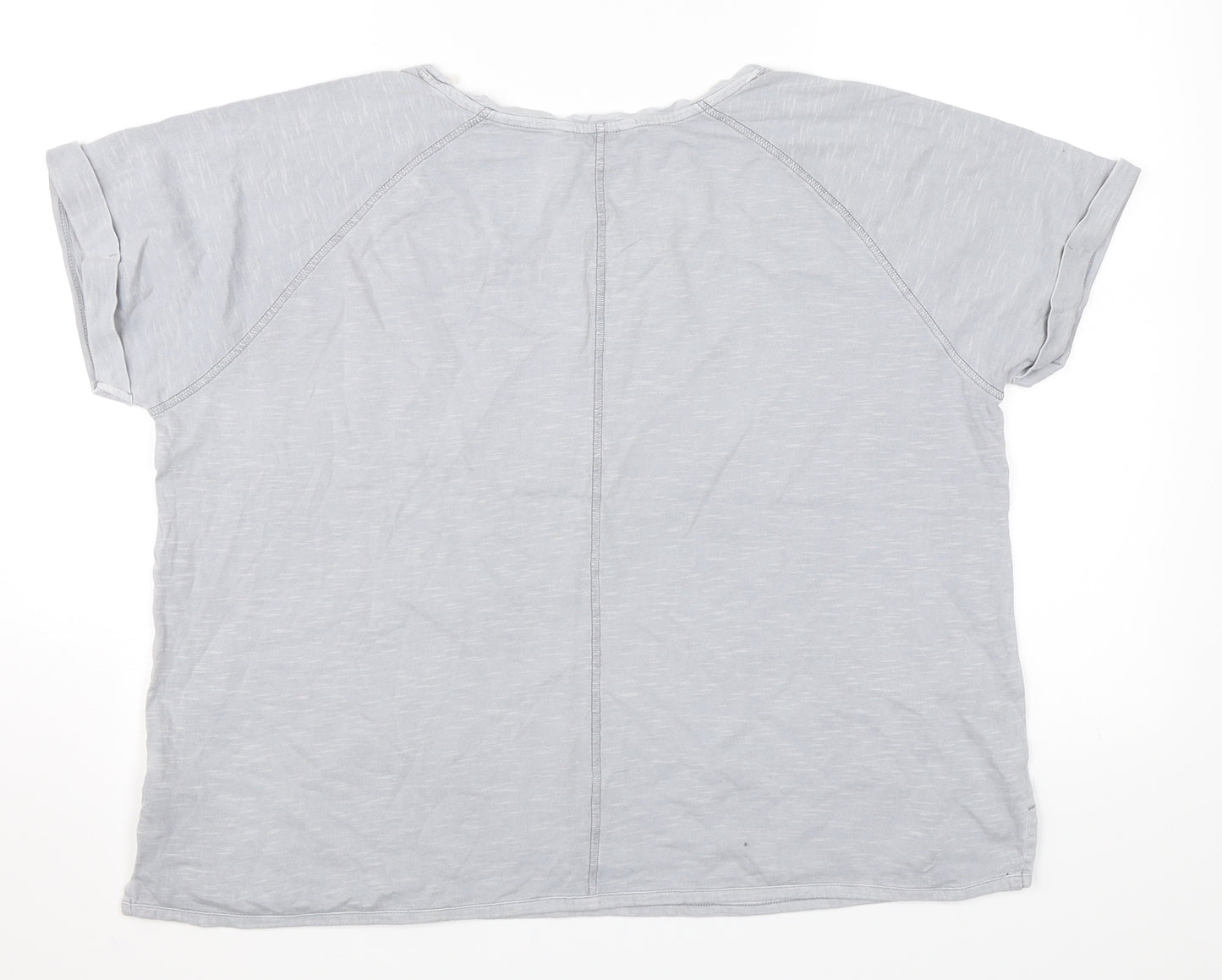 Marks and Spencer Womens Grey   Basic T-Shirt Size 16