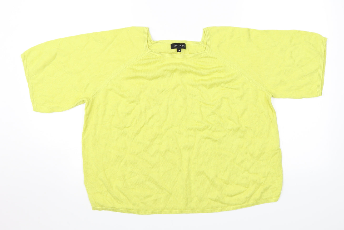 Newlook Womens Yellow   Pullover Jumper Size 16