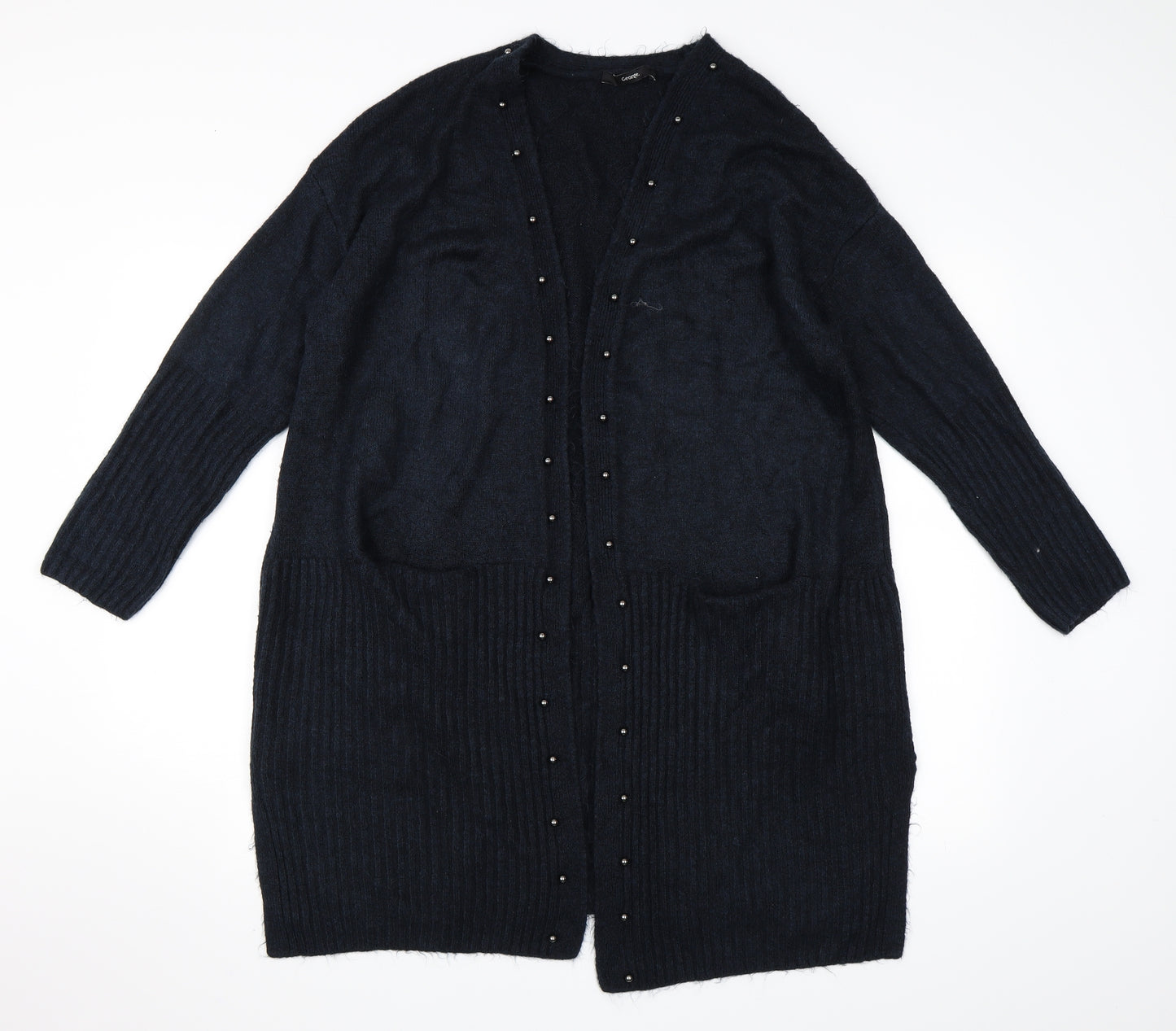 George Womens Blue   Cardigan Jumper Size 20