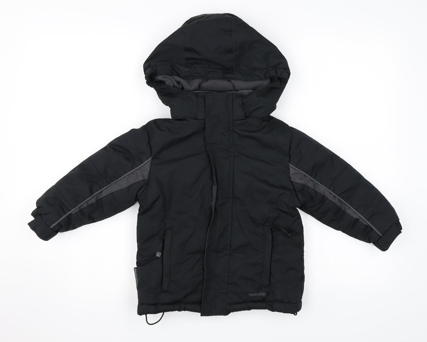 Mountain Life Boys Black   Jacket Coat Size 2-3 Years