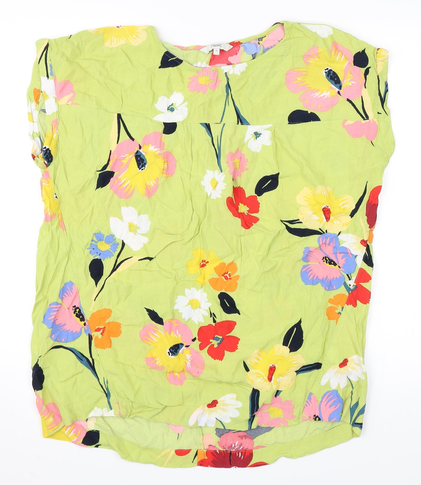 NEXT Womens Multicoloured Floral  Basic T-Shirt Size 16