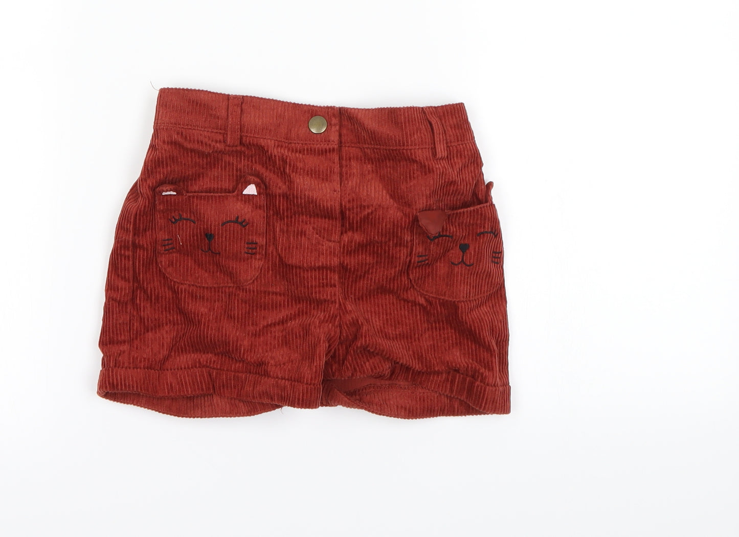 Nutmeg Girls Brown   Chino Shorts Size 5-6 Years