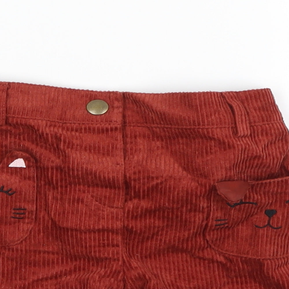 Nutmeg Girls Brown   Chino Shorts Size 5-6 Years