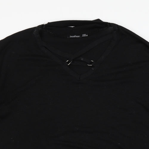 Boohoo Womens Black   Pullover Jumper Size 20