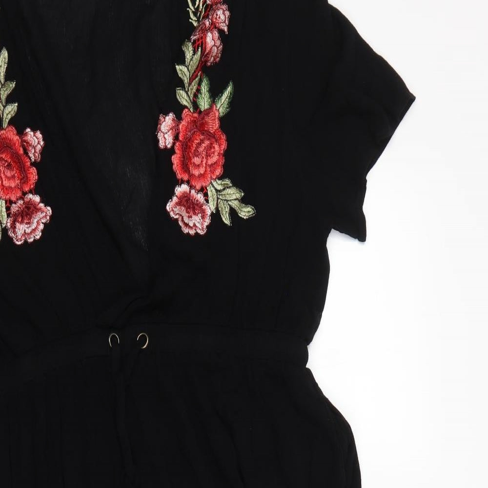 I SAW IT FIRST Womens Black   Jumpsuit One-Piece Size 18