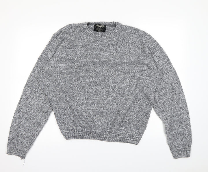 Burton Mens Grey Pullover Jumper Size M