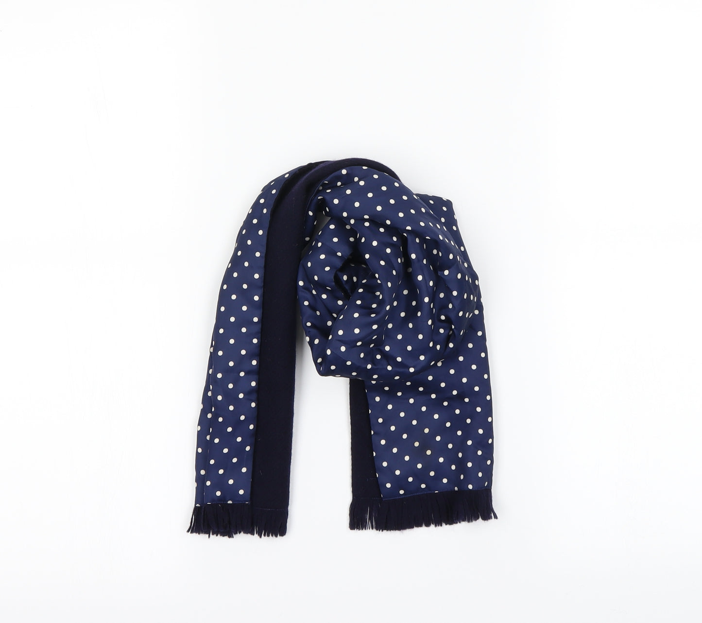 Preworn Girls Blue Polka Dot  Scarf Scarves & Wraps One Size