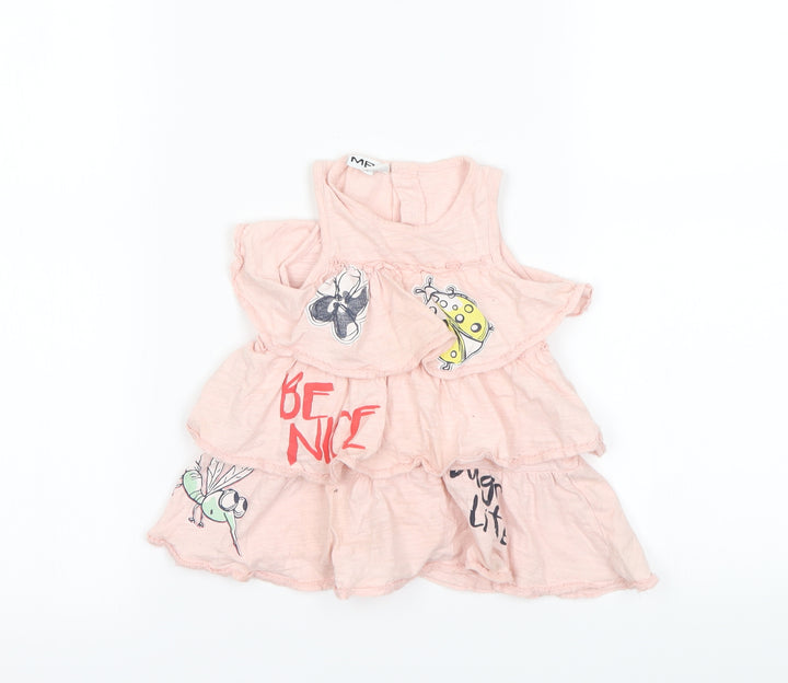 mek Girls Pink Trapeze & Swing Size 6-9 Months