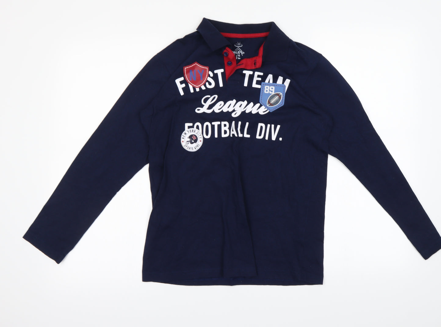 yeap Womens Blue   Basic Polo Size 12