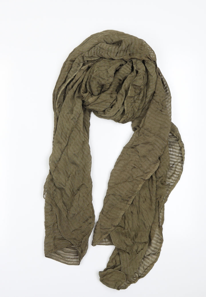Preworn Womens Green Scarf