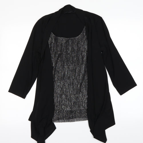 BM Womens Black   Basic Blouse Size 12