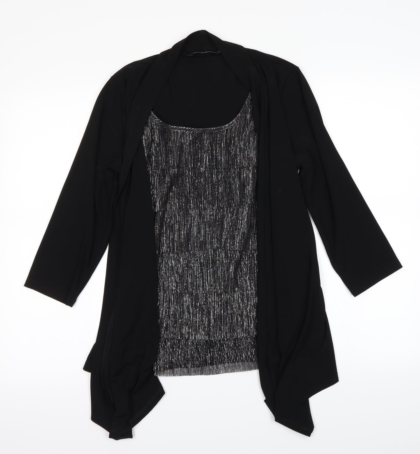 BM Womens Black   Basic Blouse Size 12
