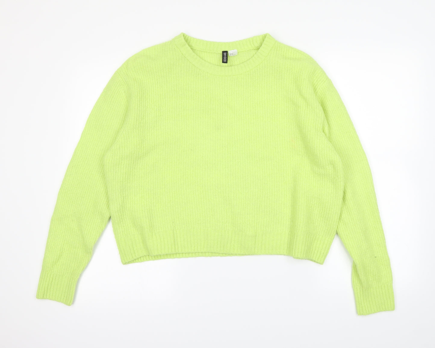 Divided Womens Green   Pullover Jumper Size M