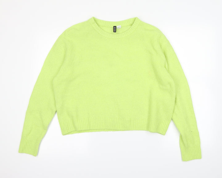 Divided Womens Green   Pullover Jumper Size M