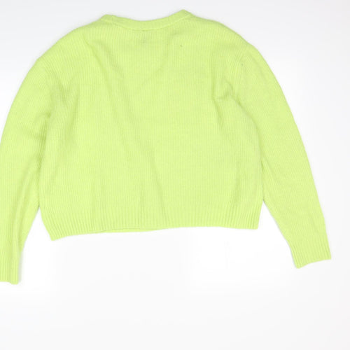 Divided Womens Green   Pullover Jumper Size M