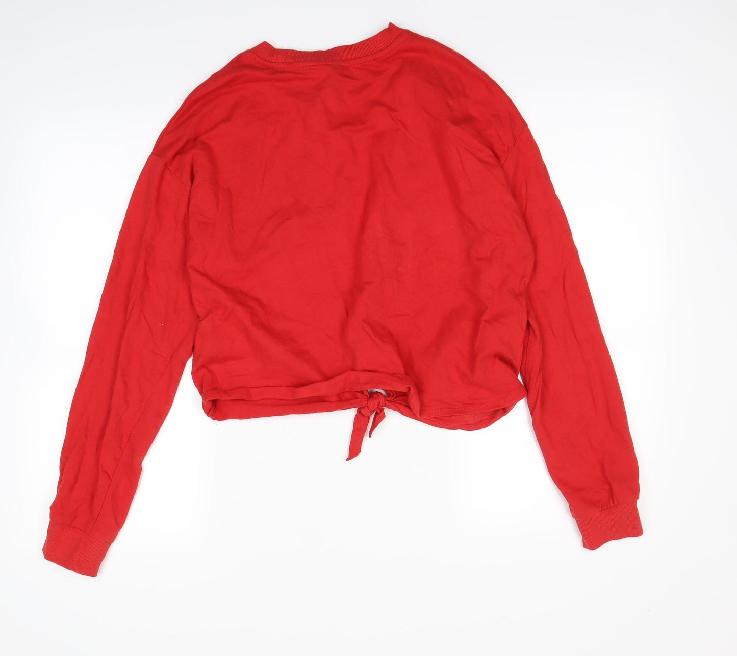 H&M Womens Red   Pullover Jumper Size L
