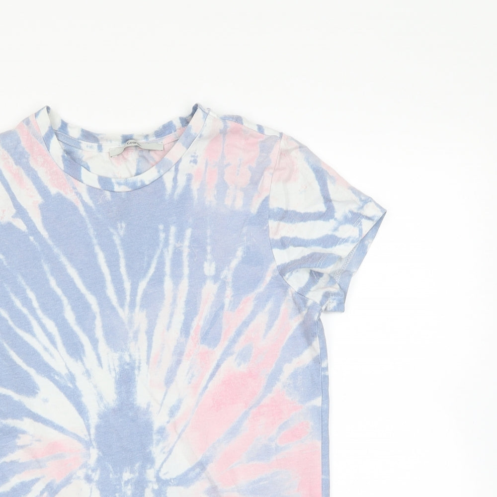 George Womens Blue   Basic T-Shirt Size 8