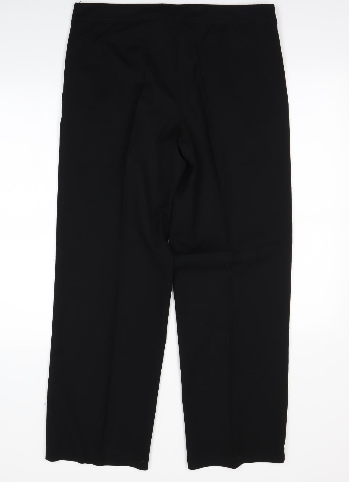 Next  Womens Black   Dress Pants Trousers Size 12 L28 in