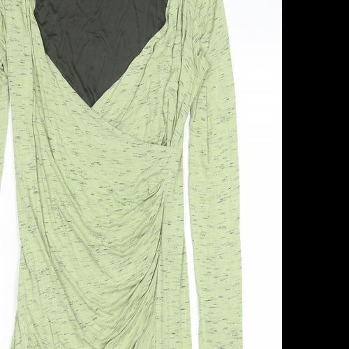 Mama Licous Womens Green   Bodycon  Size M