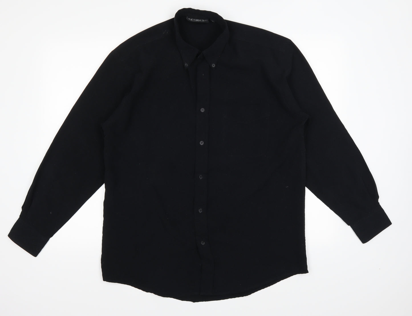 Giorgio Mens Black    Button-Up Size M