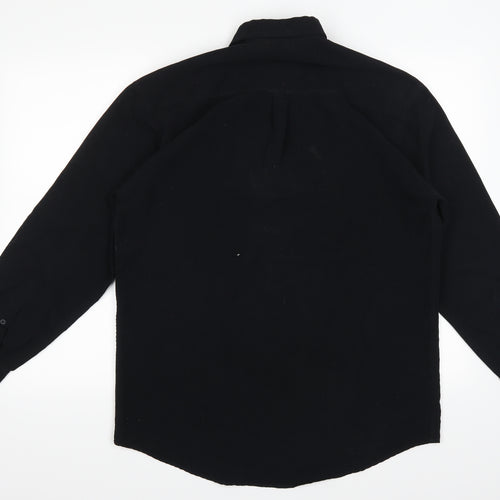 Giorgio Mens Black    Button-Up Size M