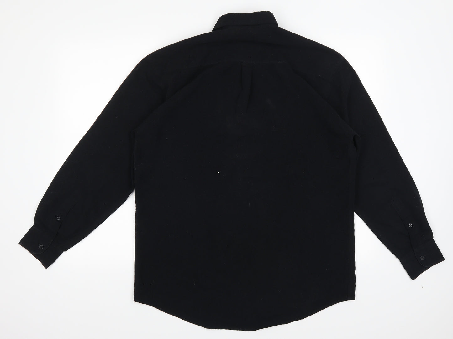 Giorgio Mens Black    Button-Up Size M