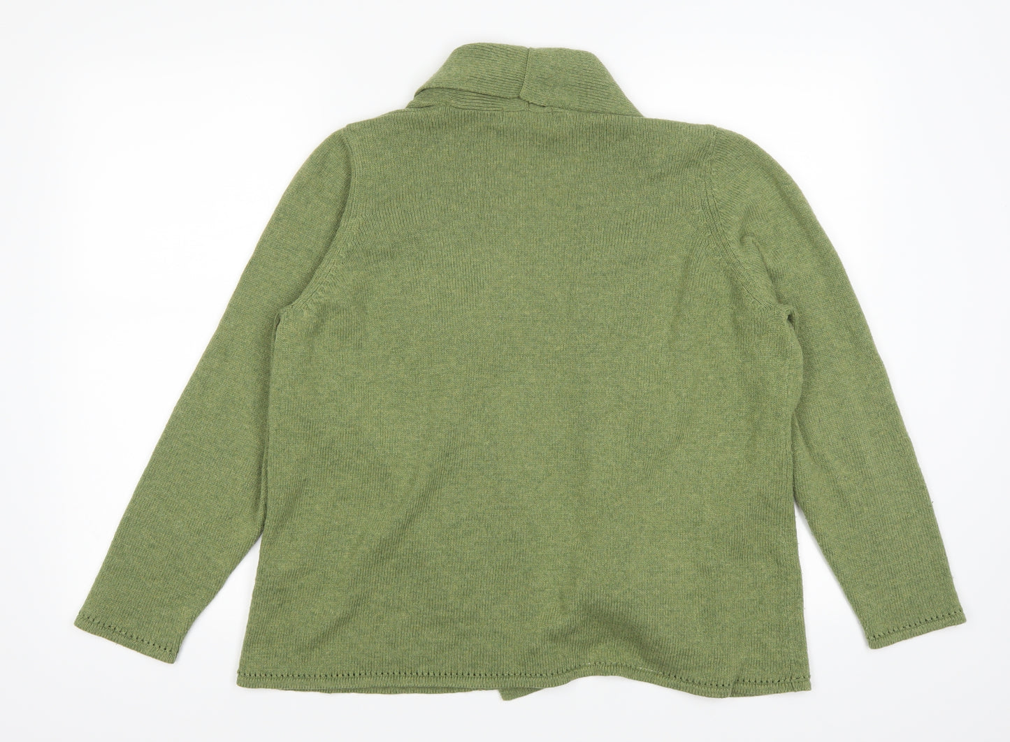Marks and Spencer Womens Green   Cardigan Jumper Size 16