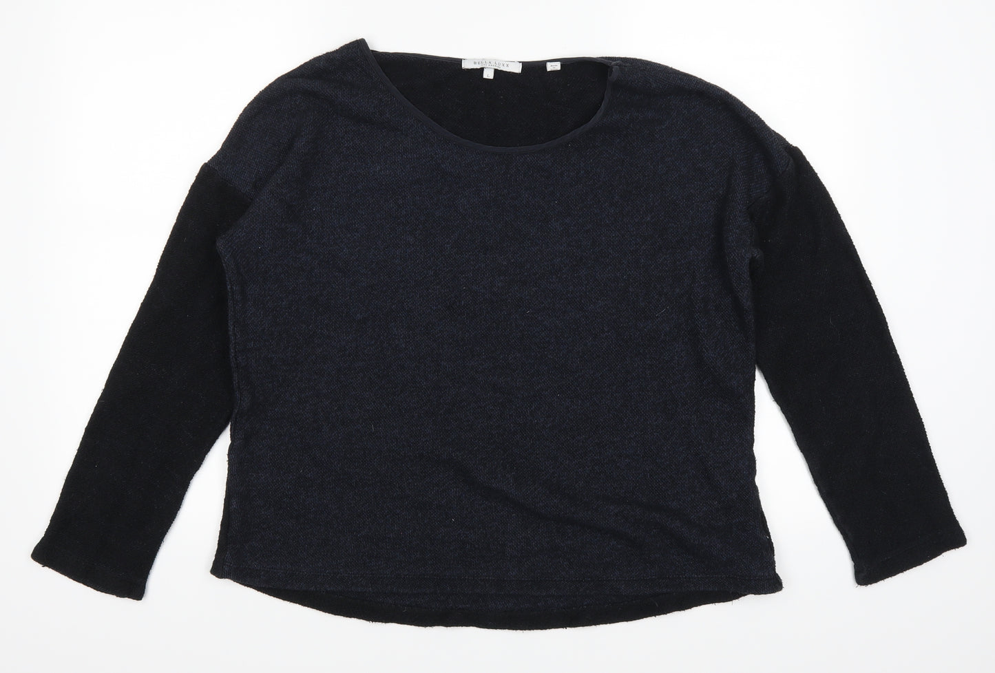 Bella Luxx Womens Blue   Pullover Jumper Size L