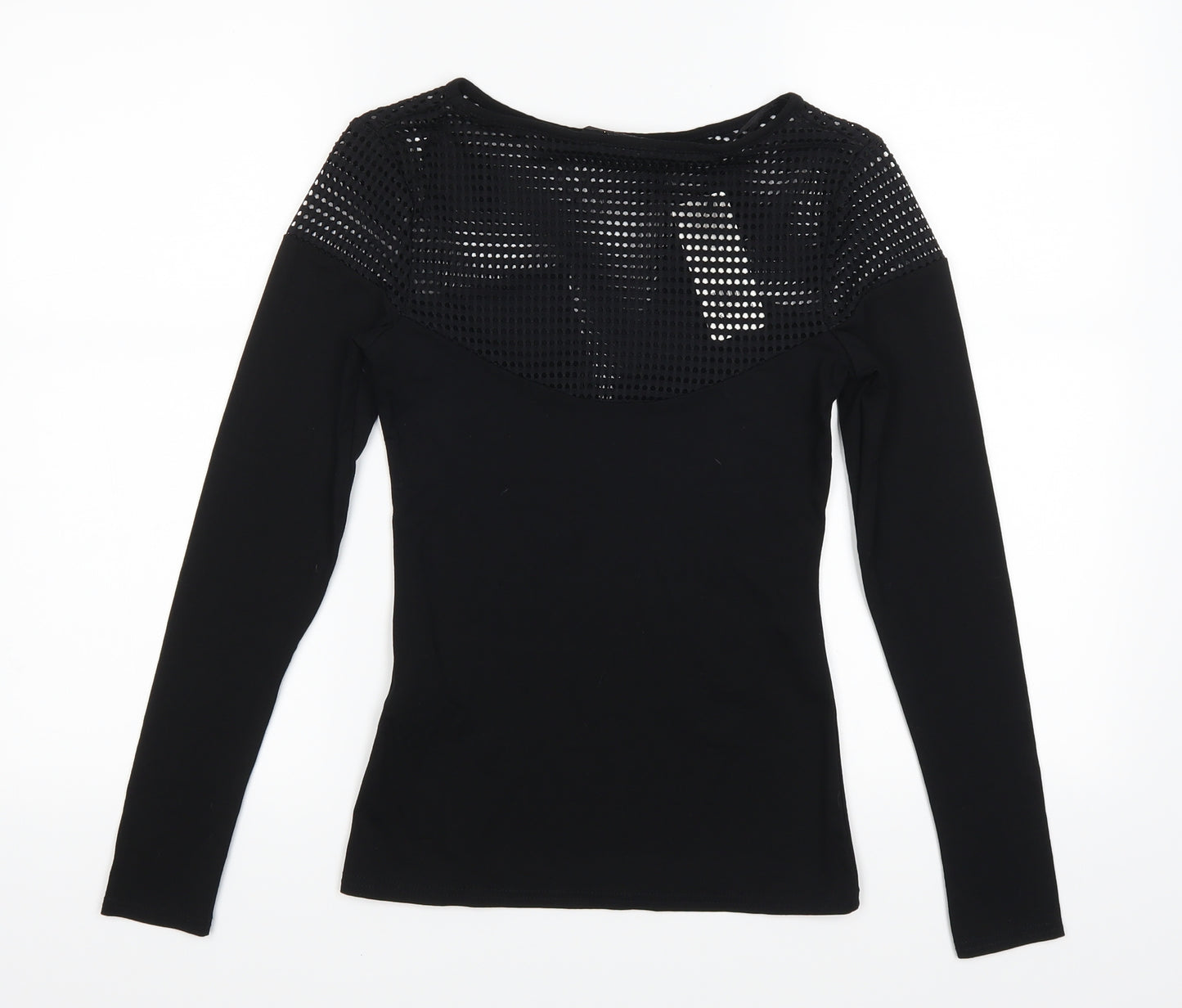 Jane Norman Womens Black   Basic Blouse Size 8