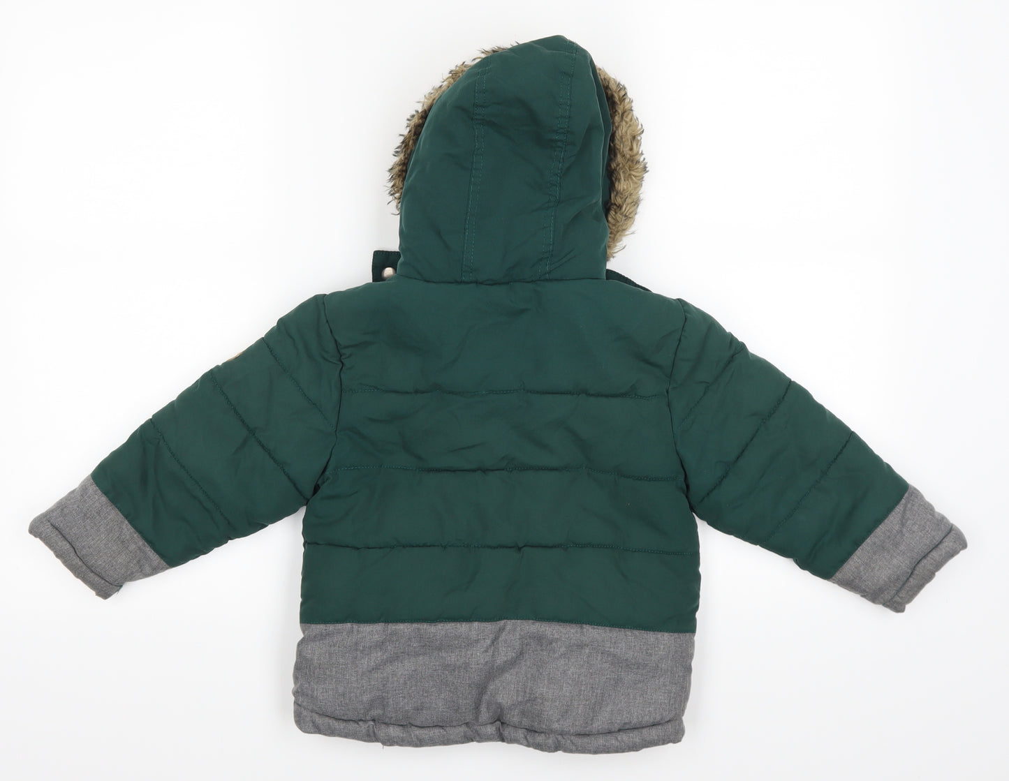 Little Rascals Boys Green   Puffer Jacket Jacket Size 4 Years