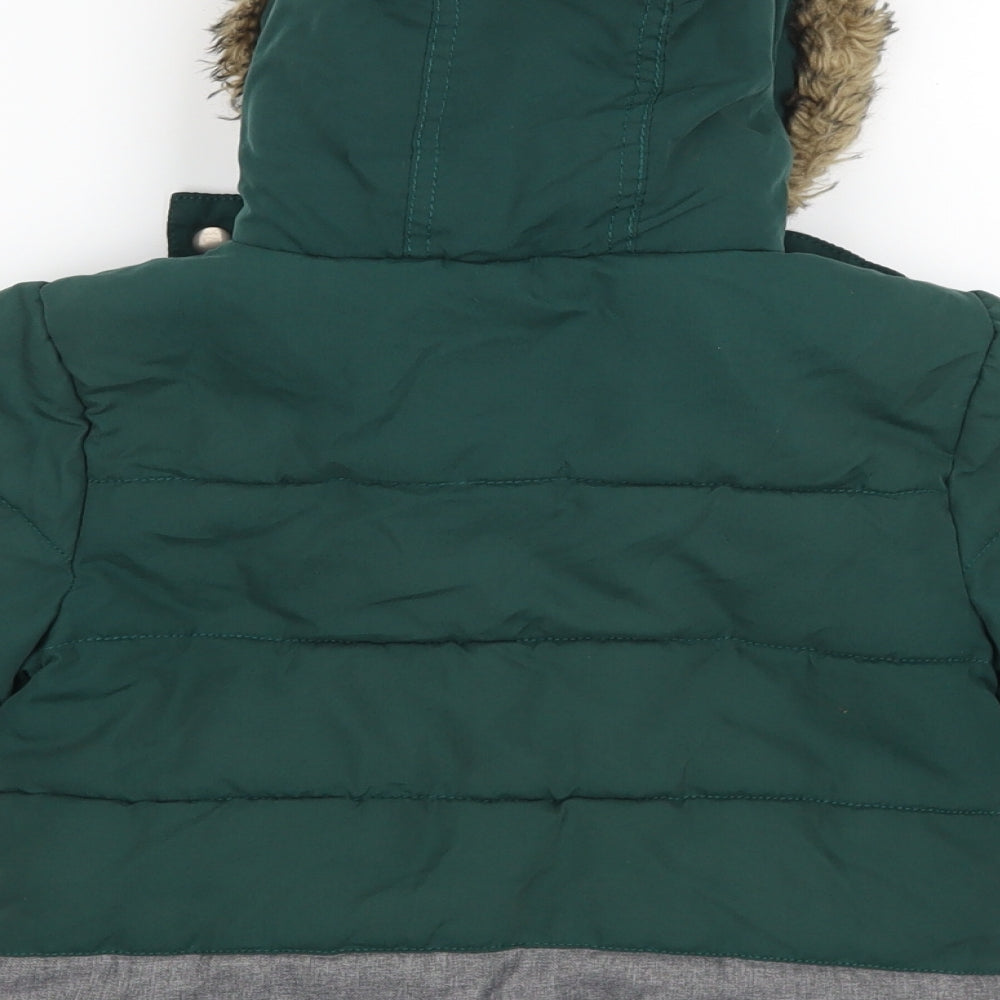 Little Rascals Boys Green   Puffer Jacket Jacket Size 4 Years