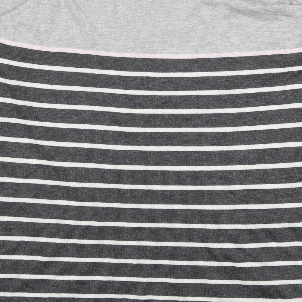 BHS Womens Grey Striped  Pullover Jumper Size 20