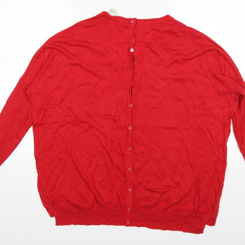 redoute Womens Red   Pullover Jumper Size 14