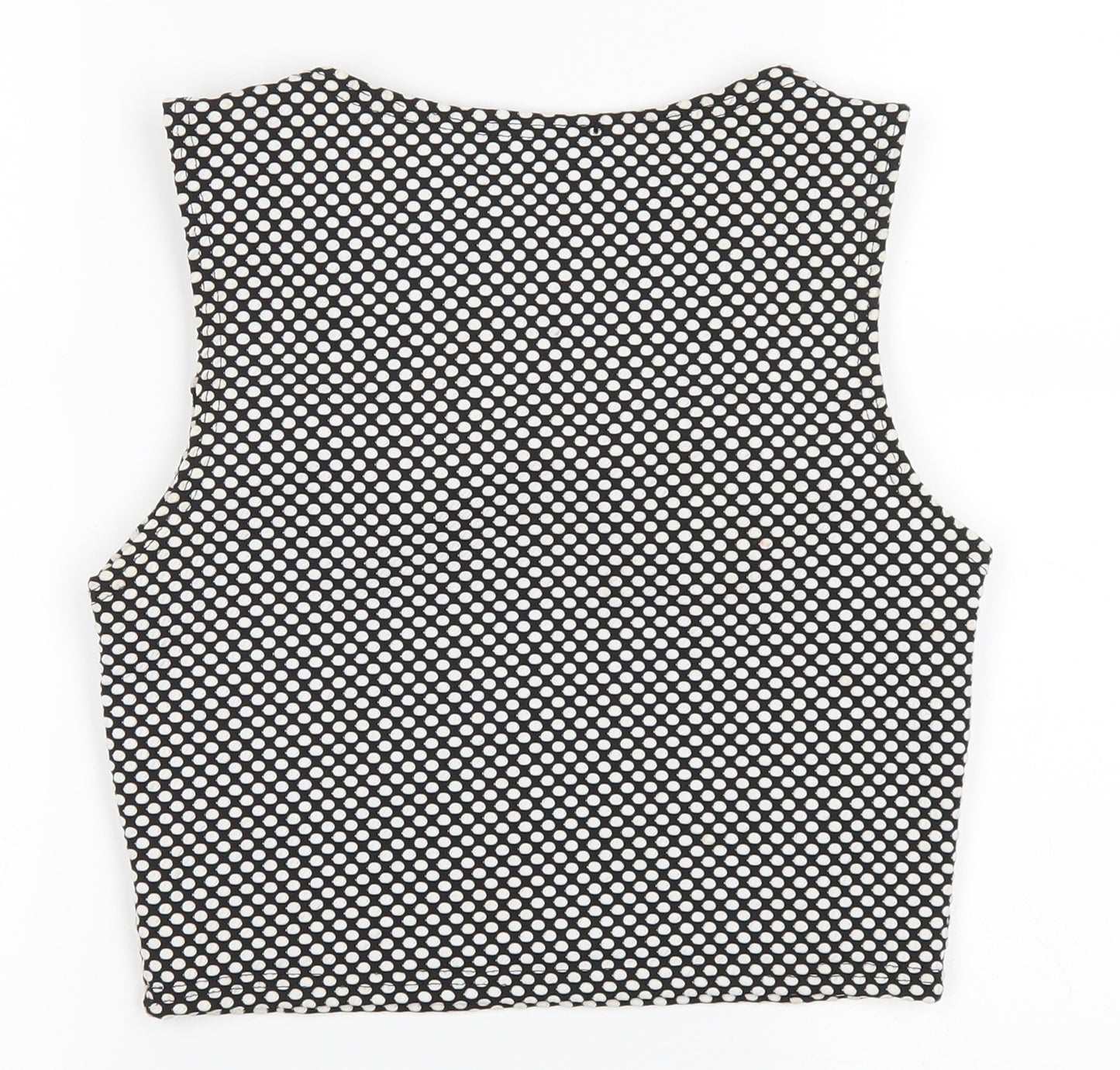Republic Womens Black Polka Dot  Cropped Tank Size 12