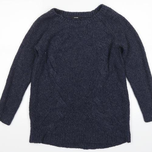 George Womens Blue   Pullover Jumper Size 12