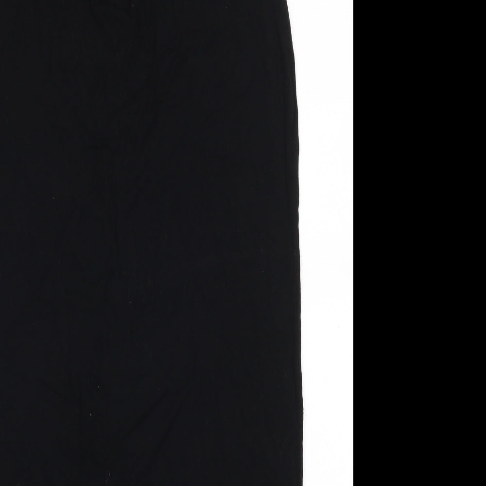M&Co Womens Black   Maxi Skirt Size 12