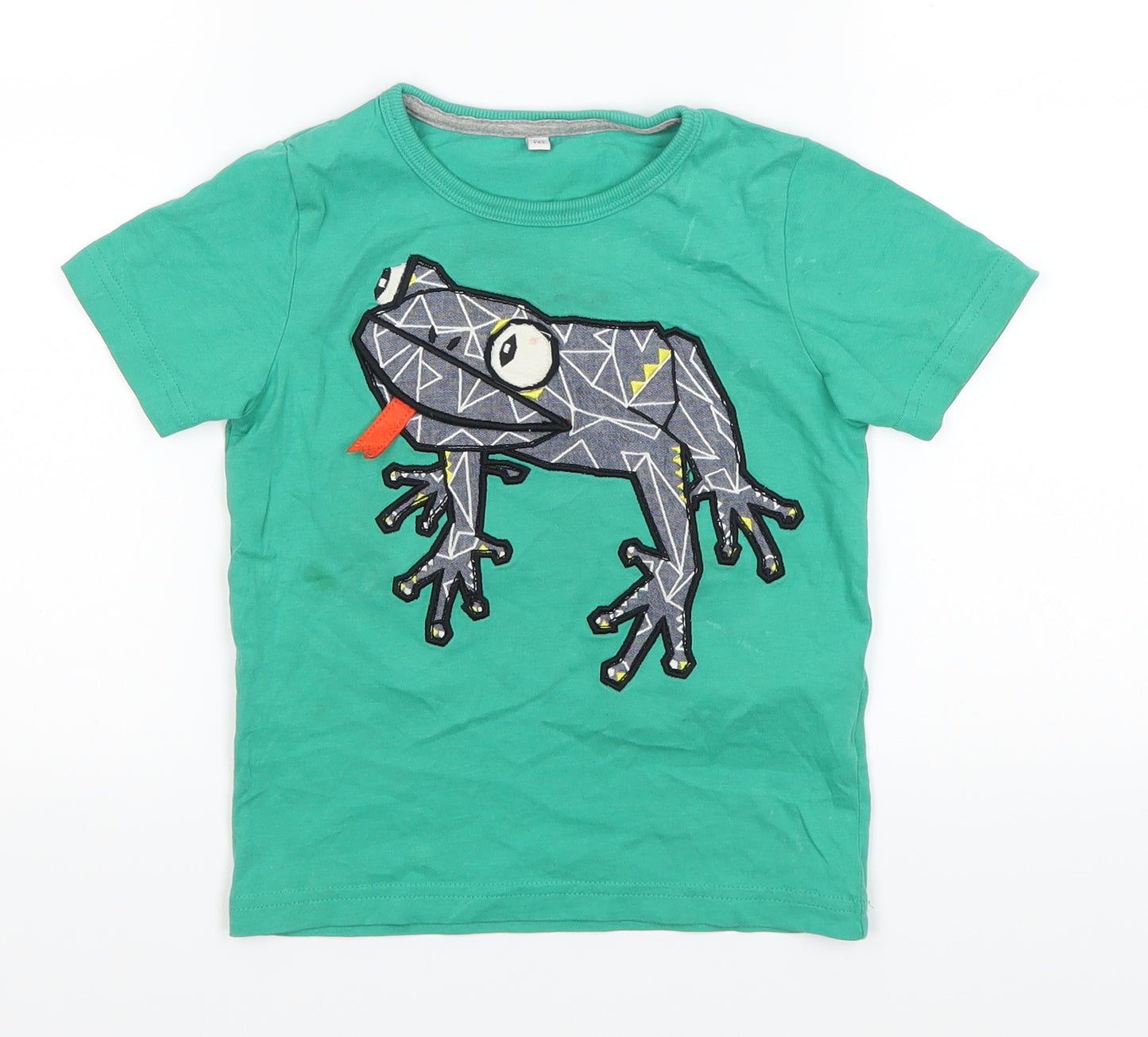 Marks and Spencer Boys Green   Basic T-Shirt Size 4-5 Years