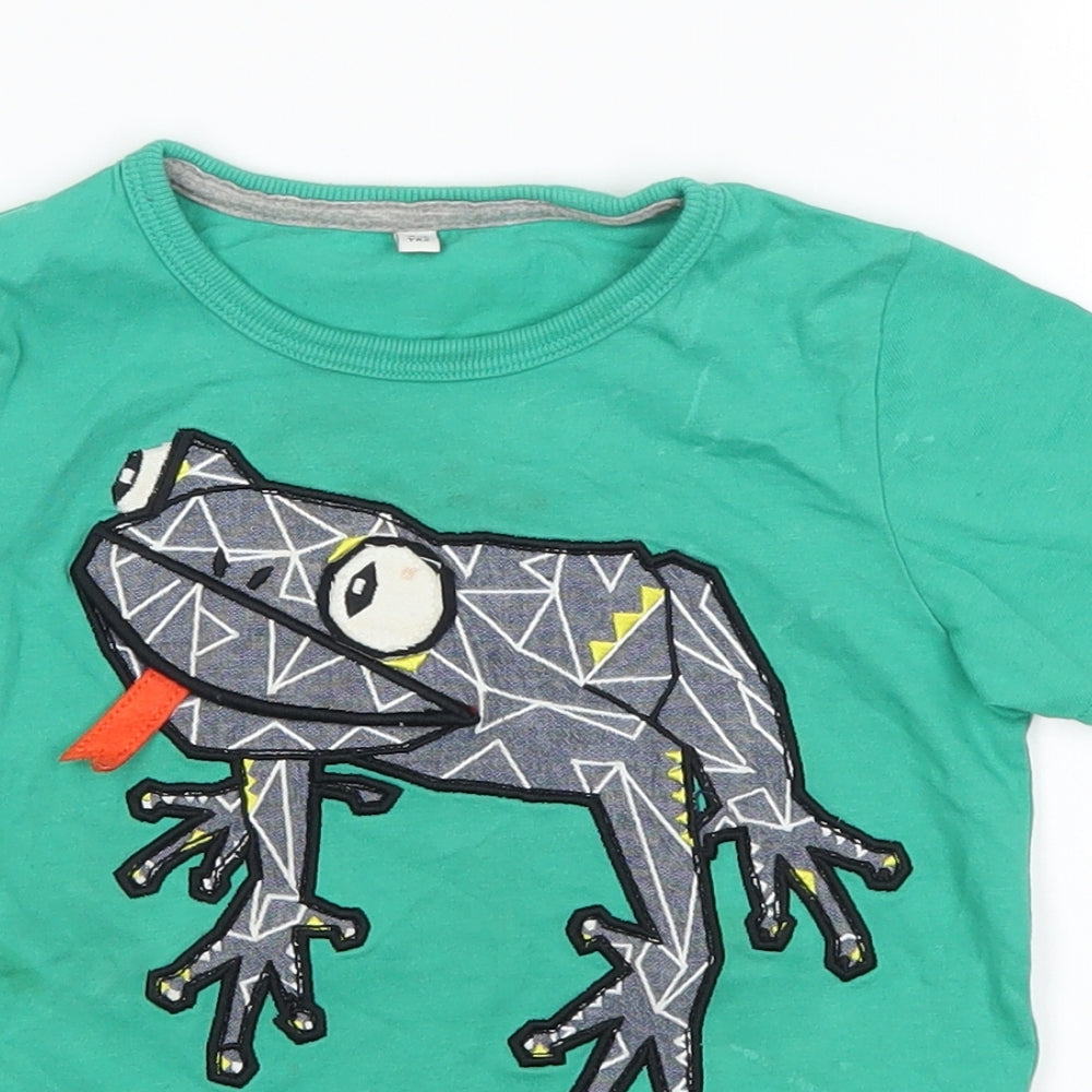 Marks and Spencer Boys Green   Basic T-Shirt Size 4-5 Years