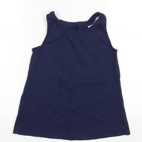 Nutmeg Girls Blue   Basic Tank Size 2-3 Years