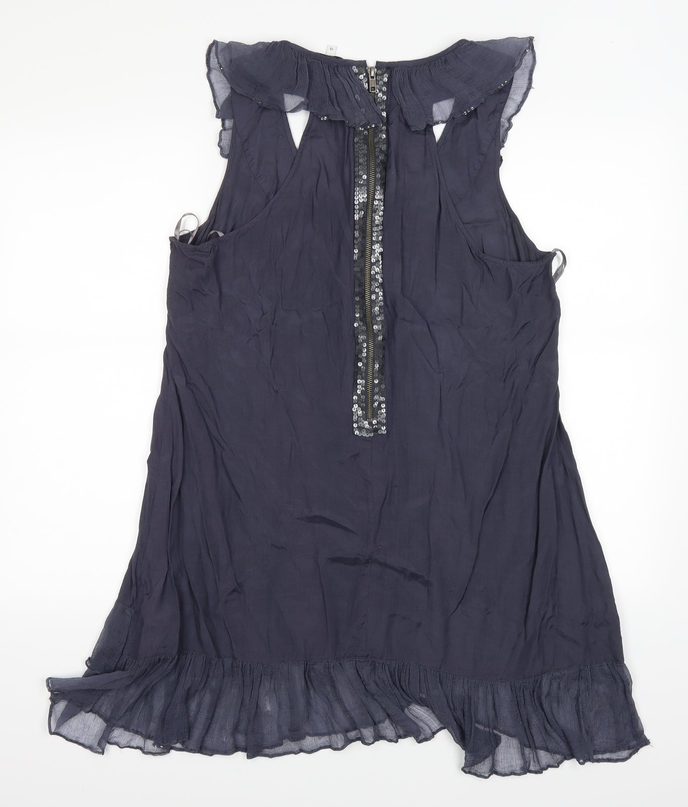 New Look Womens Blue   Basic Blouse Size 18