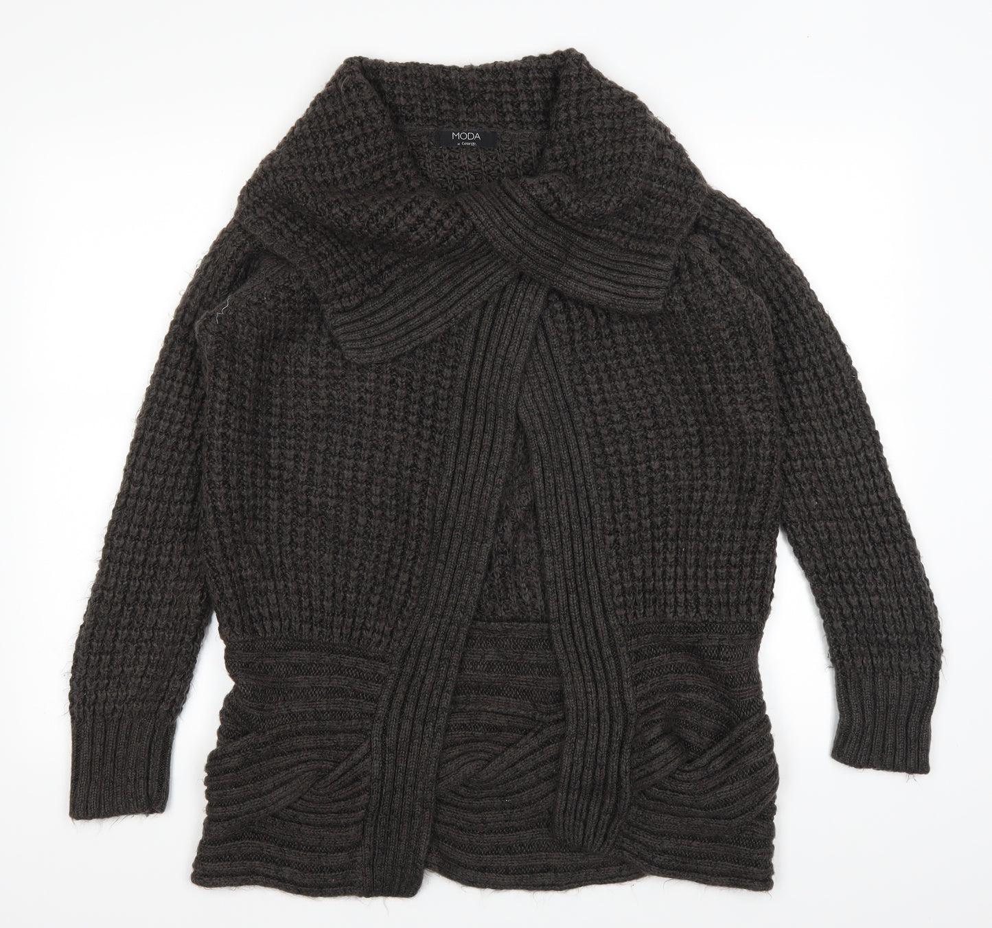 George Womens Grey   Cardigan Jumper Size 12