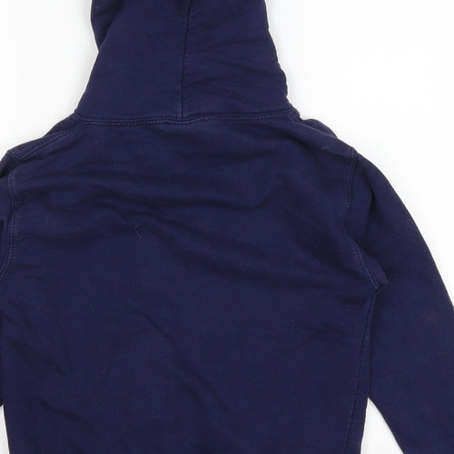 Awdis Boys Blue   Pullover Hoodie Size 7-8 Years