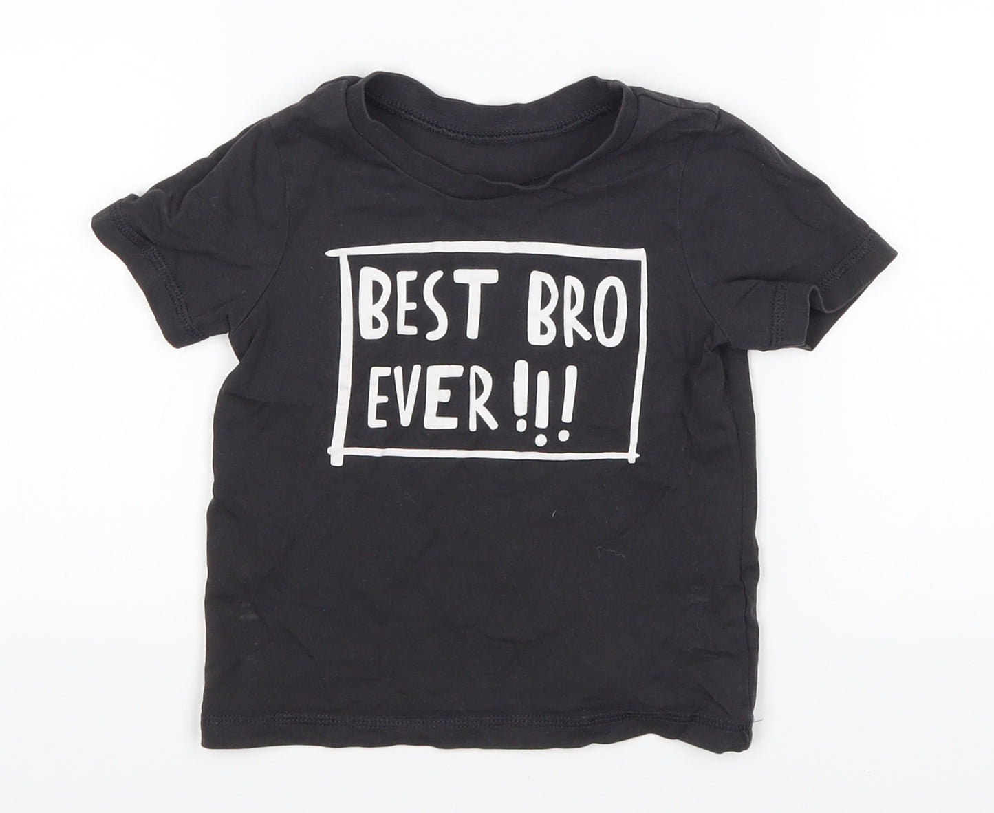 George Boys Grey   Basic T-Shirt Size 2-3 Years