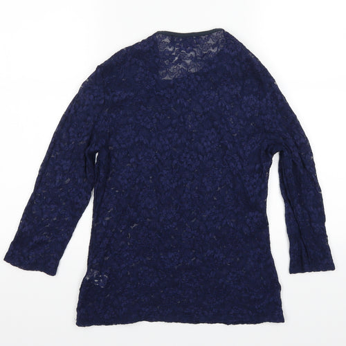 d by Womens Blue   Basic Blouse Size 18
